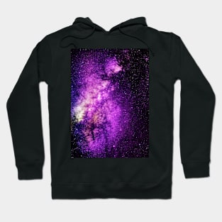 Galaxy, Galaxy print, Blue, Purple, Black, Stars print, Modern art, Wall art, Print, Minimalistic, Modern Hoodie